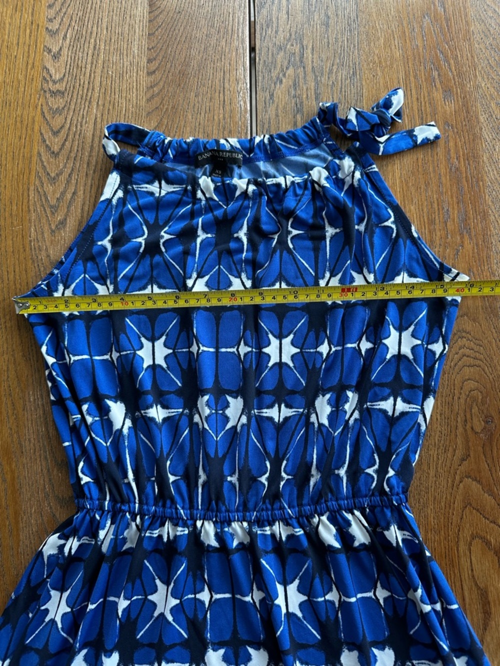 Banana Republic Blue Light Casual Summer Beach Travel Dress Women’s Size XS - Picture 7 of 9
